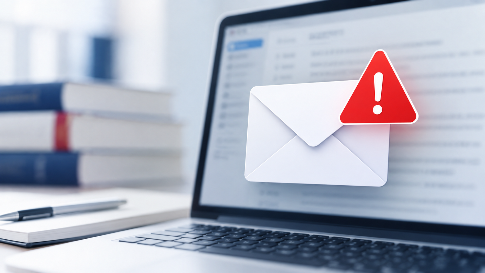 Big_warnsymbol_auf_e-mail-umschlag_am_laptop