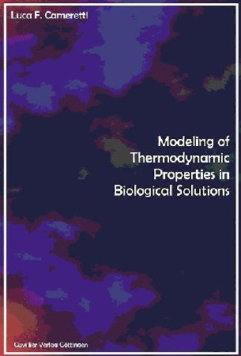 Modeling of Thermodynamic Properties in Biological Solutions