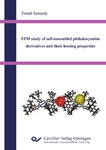 STM study of self-assembled phthalocyanine derivatives and their hosting properties