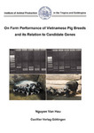 On Farm Performance of Vietnamese Pigs Breeds and its Relation to Candidate Genes