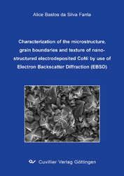 Characterization of the microstructure, grain boundaries and texture of nanostructured electrodeposited CoNi by use of Electron Backscatter Diffraction (EBSD)