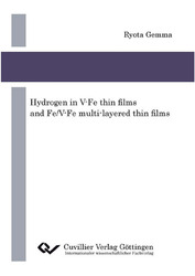 Hydrogen in V-Fe thin films and Fe/V-Fe multi-layered thin films