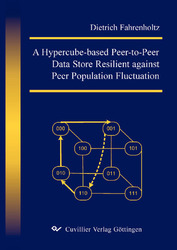 A Hypercube-based Peer-to-Peer Data Store Resilient against Peer Population Fluctuation