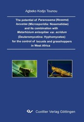 The potential of Paranosema (Nosema) locustae (Microsporidia: Nosematidae) and its combination with Metarhizium anisopliae var. acridum (Deuteromycotina: Hyphomycetes) for the control of locusts and grasshoppers in West Africa 