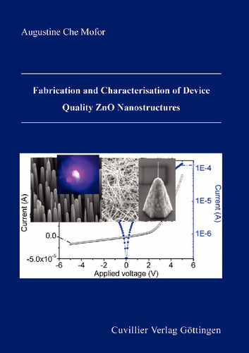 Fabrication and Characterisation of Device Quality ZnO Nanostructures