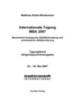 Internationale Tagung MBA 2007 