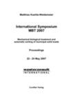 International Symposium MBT 2007