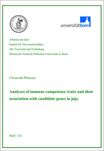Analyses of immune competence traits and their association with candidate genes in pigs
