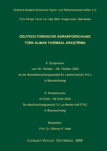 Deutsch-türkische Agrarforschung / Türk-Alman Tarimsal Arastirma 