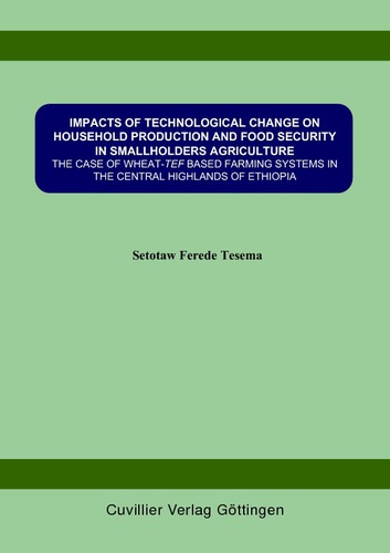Impact of Technological Change on Household Production and Food Security in Smallholders Agriculture 
