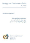 Microsatellie development and application in pigeonpea (Cajanus cajan (L.) Millspaugh)