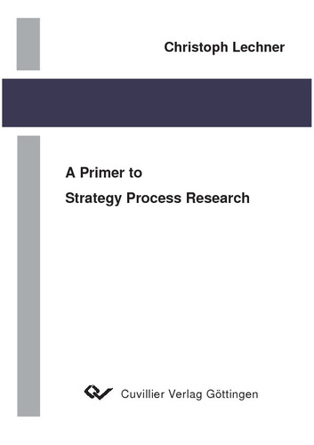 A Primer to Strategy Process Research