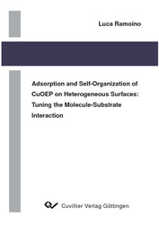 Adsorption and Self-Organization of CuOEP on Heterogeneous Surfaces
