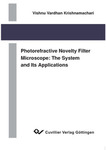 Photorefractive novelty filter microscope: The system and its applications