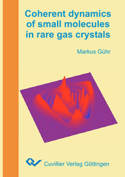 Coherent dynamics of small molecules in rare gas crystals