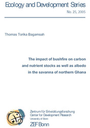 The impact of bushfire on carbon and nutrient stocks as well as albedo in the savanna of northern Ghana