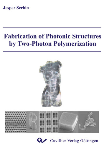 Fabrication of Photonic Structures by Two-Photon Polymerization