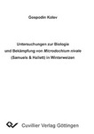 Untersuchungen zur Biologie und Bekämpfung von Microdochium nivale (Samuels & Hallett) In Winterweizen