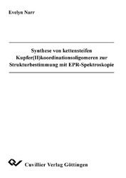 Synthese und kettensteifen Kupfer(II)koordinationsoligomeren zur Strukturbestimmung mit EPR-Spektroskopie
