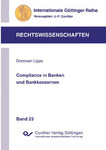 Compliance in Banken und Bankkonzernen