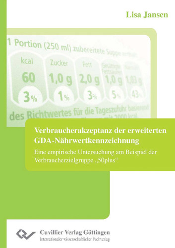 Verbraucherakzeptanz der erweiterten GDA-Nährwertkennzeichnung