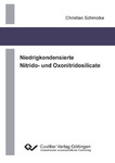 Niedrigkondensierte Nitrido- und Oxonitridosilicate