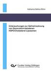 Untersuchungen zur Gefriertrocknung von Doxorubicin-beladenen HSPC/Cholesterol- Liposomen