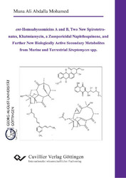 "ent-Homoabyssomicins A and B, Two New Spirotetronates, Khatmiamycin, a Zoosporicidal Naphthoquinone, and Further New Biologically Active Secondary