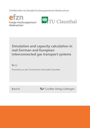 Simulation and capacity calculation in real German and European interconnected gas transport systems