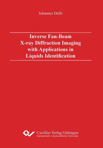 Inverse Fan-Beam X-ray Diffraction Imaging with Applications in Liquids Identification