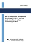 Electrical properties of Josephson junctions with NbxSi1-x barriers customised for AC voltage standard applications