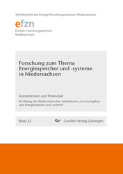 Forschung zum Thema Energiespeicher und -systeme in Niedersachsen