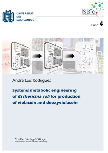 Systems metabolic engineering  of Escherichia coli for production of violacein and deoxyviolacein