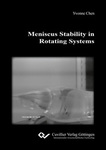 Meniscus Stability in Rotating Systems
