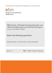 BMU-Studie "Ökologische Auswirkungen von 380-kV-Erdleitungen und HGÜ-Erdleitungen"