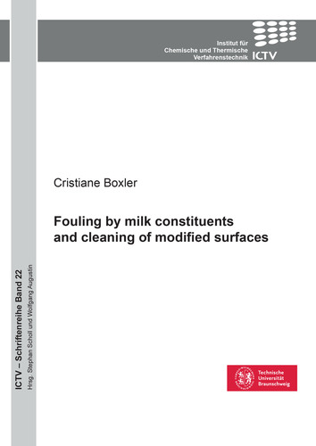 Fouling by milk constituents and cleaning of modified surfaces