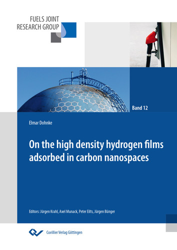 On the high sensity hydrogen films adsorbed  in carbon nanospaces