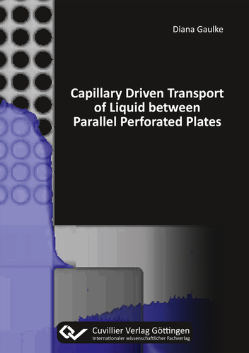 Capillary Driven Transport of Liquid between Parallel Perforated Plates