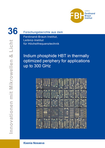 Indium phosphide HBT in thermally optimized periphery for applications up to 300 GHz