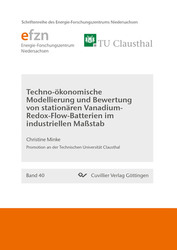 Techno-ökonomische Modellierung und Bewertung von stationären Vanadium-Redox-Flow-Batterien im industriellen Maßstab