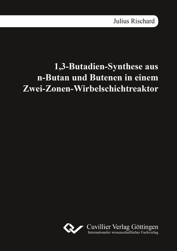 1,3-Butadien-Synthese aus n-Butan und Butenen in einem Zwei-Zonen-Wirbelschichtreaktor