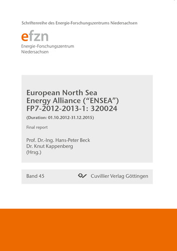 European North Sea Energy Alliance (“ENSEA”) FP7-2012-2013-1: 320024