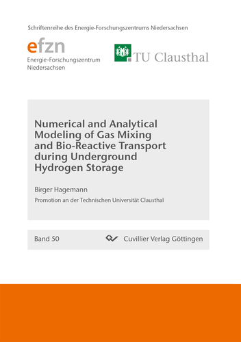 Numerical and Analytical Modeling of Gas Mixing and Bio-Reactive Transport during Underground Hydrogen Storage