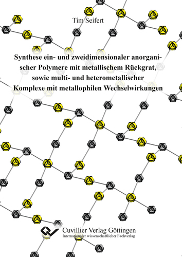 Synthese ein- und zweidimensionaler anorganischer Polymere mit metallischem Rückgrat, sowie multi- und heterometallischer Komplexe mit metallophilen Wechselwirkungen