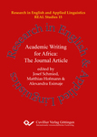 Academic Writing for Africa: The Journal Article