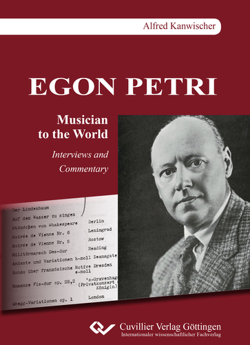 EGON PETRI, Musician to the World