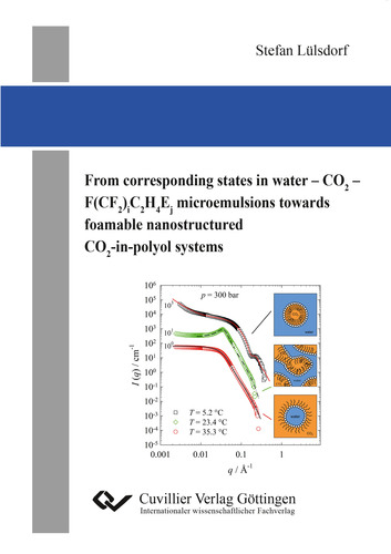 From corresponding states in water – CO2 – F(CF2)iC2H4Ej microemulsions towards foamable nanostructured CO2-in-polyol systems