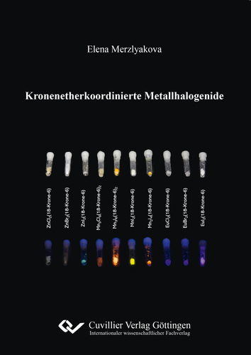 Kronenetherkoordinierte Metallhalogenide