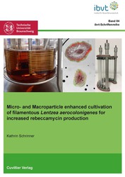 Micro- and Macroparticle enhanced cultivation of filamentous Lentzea aerocolonigenes for increased rebeccamycin production