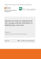 Numerical study of underground CO2 storage and the utilization in depleted gas reservoirs